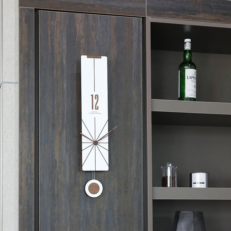 horloge murale balancier etagere