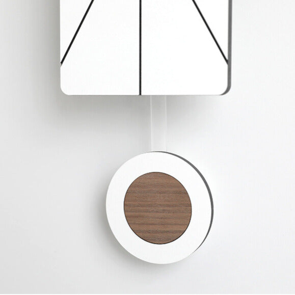 horloge murale blanche details
